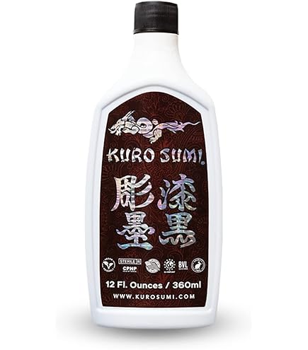 Amazon.com: Kuro Sumi Japanese Tattoo Color Ink Set, Vegan