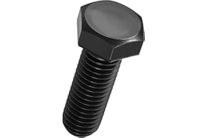 Kozelo 8 Pcs Hex Head Screws Bolts - [M12-1.75x35] Carbon Steel Grade 10.9 Fully Threaded Hex Tap Metric Hexagon Head Machine