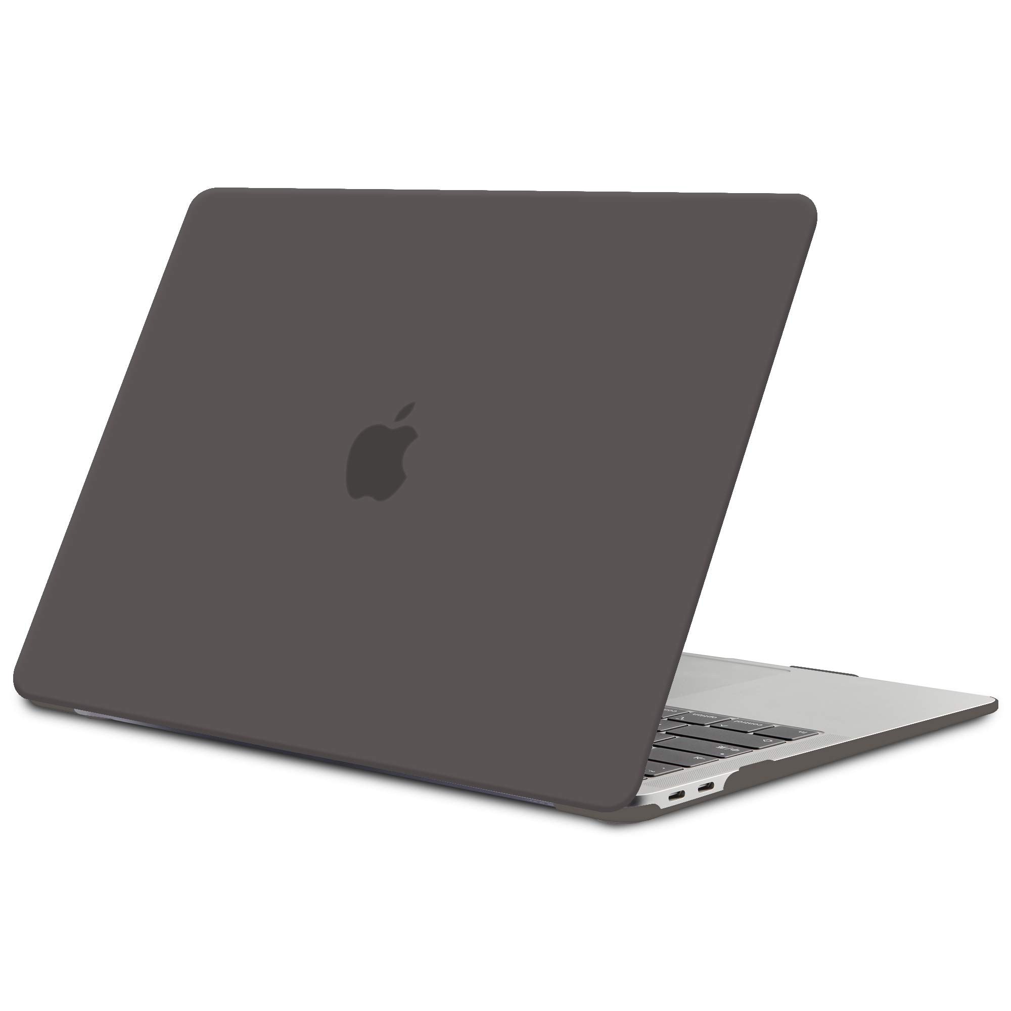 TECOOL Case compatible with MacBook Air M1 & MacBook Air 13 inch Retina 2020 2019 2018 (A2337 A2179 A1932), Ultra-Thin Snap On Hard Shell Cover, Frosted Space Grey (Matte)