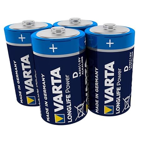 Varta Longlife Power Batterie D Mono Alkaline Battere LR20 (4er Pack)