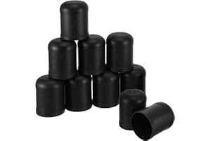 Hohopeti 10Pcs Plastic Dice Cups Black Cylindrical Dice Boxes for Ktv Game Accessories Durable Anti-Cheating Game Tool