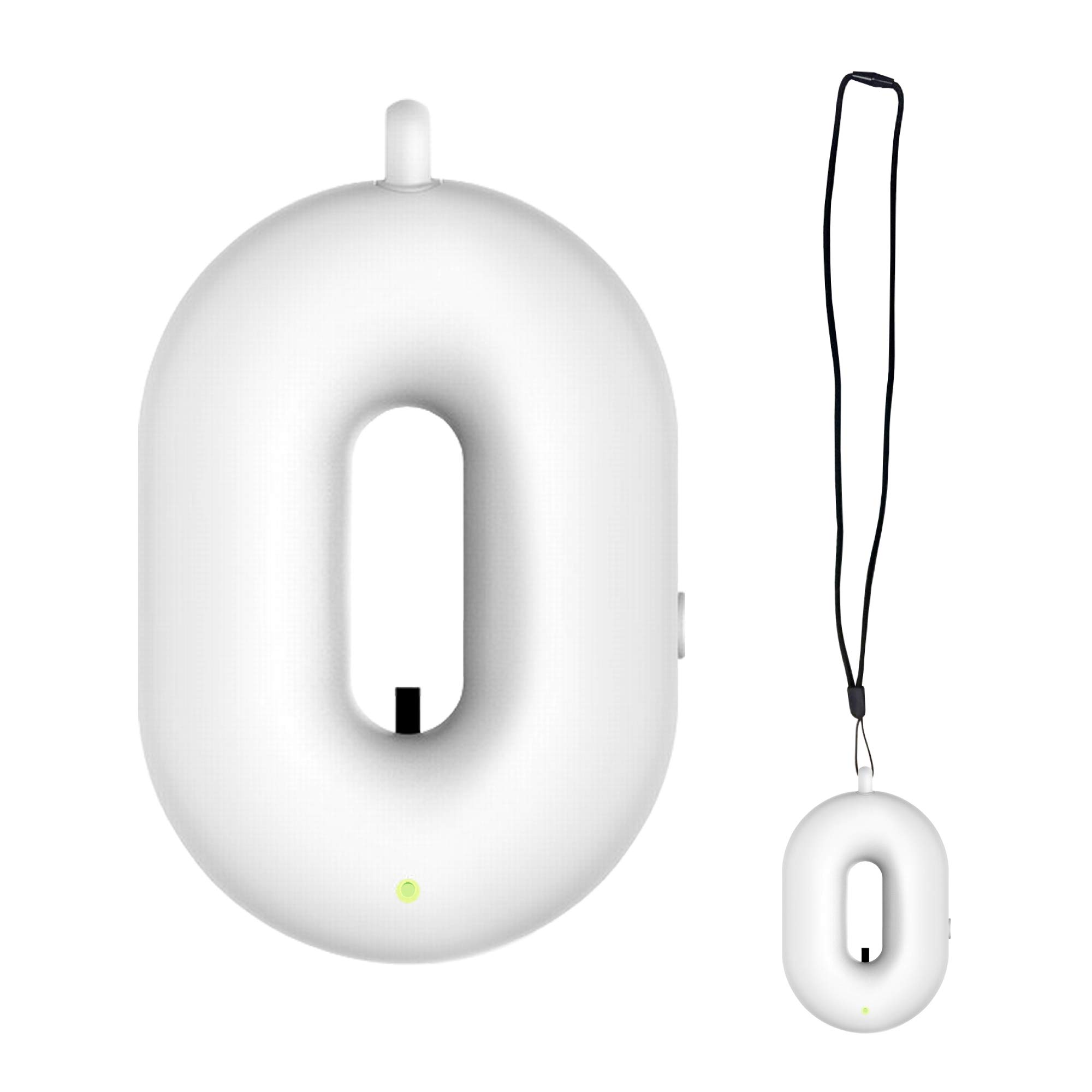 携帯小型 首掛け空気清浄機 ネックバリア 除菌 消臭 除去 空気 清浄 マイナスイオン 花粉 汚染物質 PM2.5 タバコ 煙 匂い 除菌 子供 首かけ 小型 コンパクト オゾン 検査済 携帯用 充電式 ポータブル ネックバリア (1個)商品画像