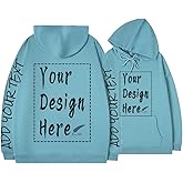 Customized Zone Custom Unisex Hoodies With Your Design Text Photo, Personalized For Men/Women On Front Back Sleeves
