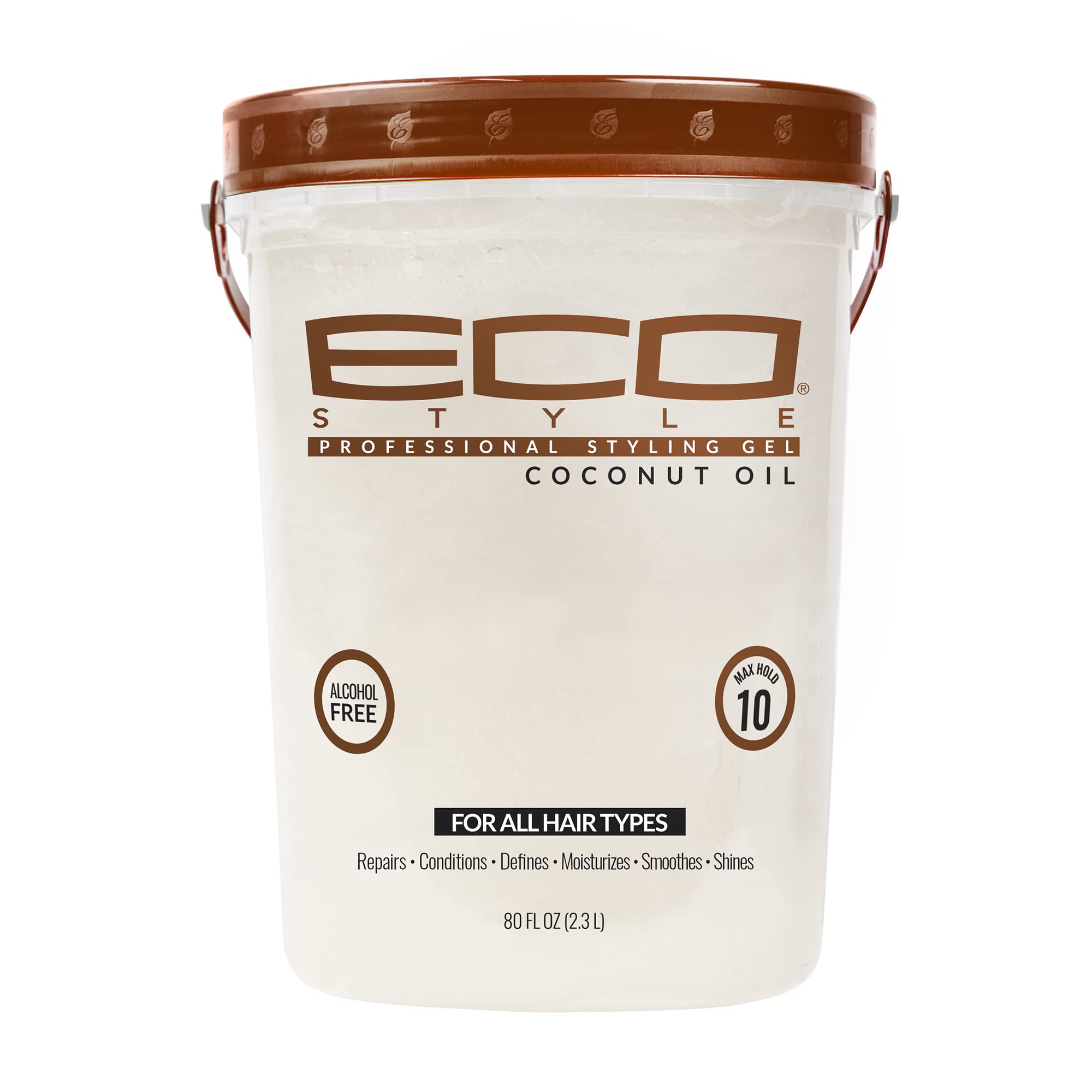 Eco Style Coconut Oil Styling Gel - Adds Luster and