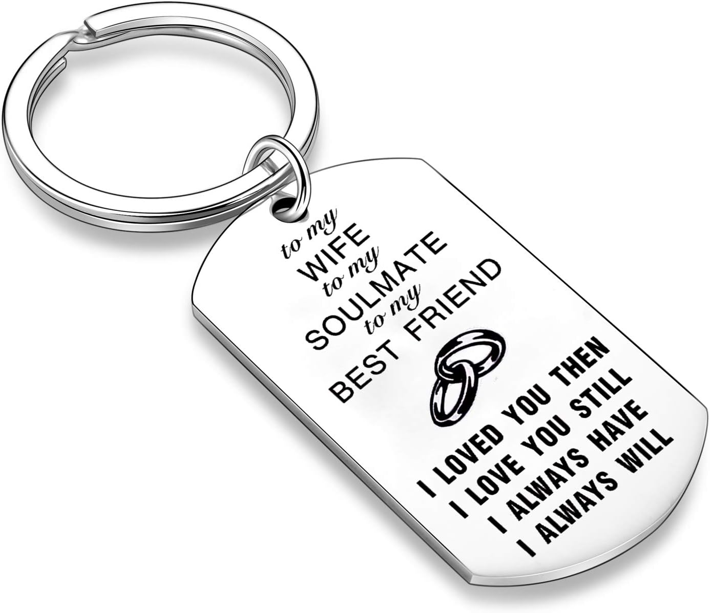to my wife keychain