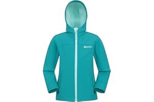 Mountain Warehouse Exodus Kids Softshell Jacket With Hood - Girls Boys Coat