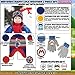 Nintendo Boys Winter Hat And Kids Gloves Set, Super Mario Beanie For Ages 4-7, Blue/Grey