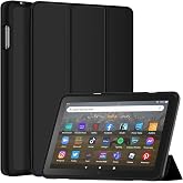 All-New 8inTablet Case, DJ&amp;RPPQ Smart Trifold Stand Case with Hard PC Back and Auto Wake/Sleep,Black