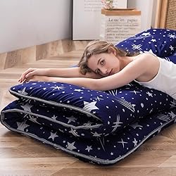Navy Starry Sky Japanese Floor Futon