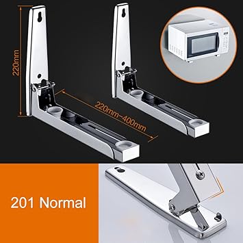 Estante de acero inoxidable para horno de microondas de pared para ...