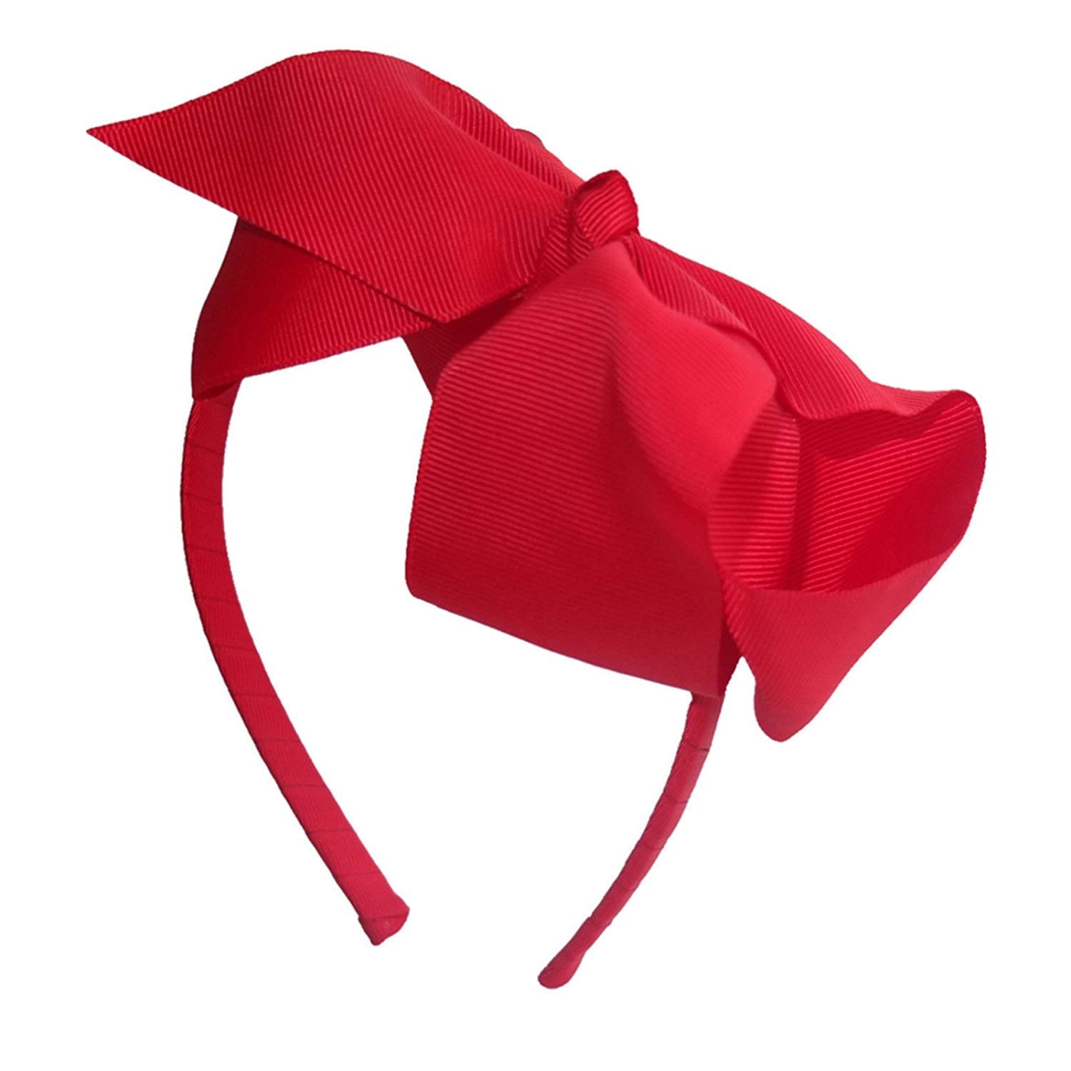 LUSM Ribbon Bow Alice Hair Band Headband RED