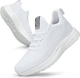 Feethit Womens Trainers Breathable Running Lightweight White 5.5