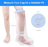 Fasola Cast Cover Extra Wide Leg Showering Reusable Watertight Protection view 4