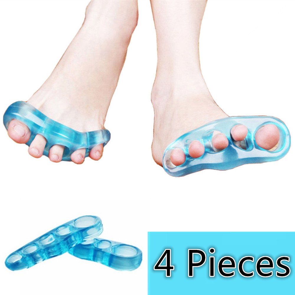 Toe Separators Stretcher Pedicure, Gel Straightener/Spacer/Spreader