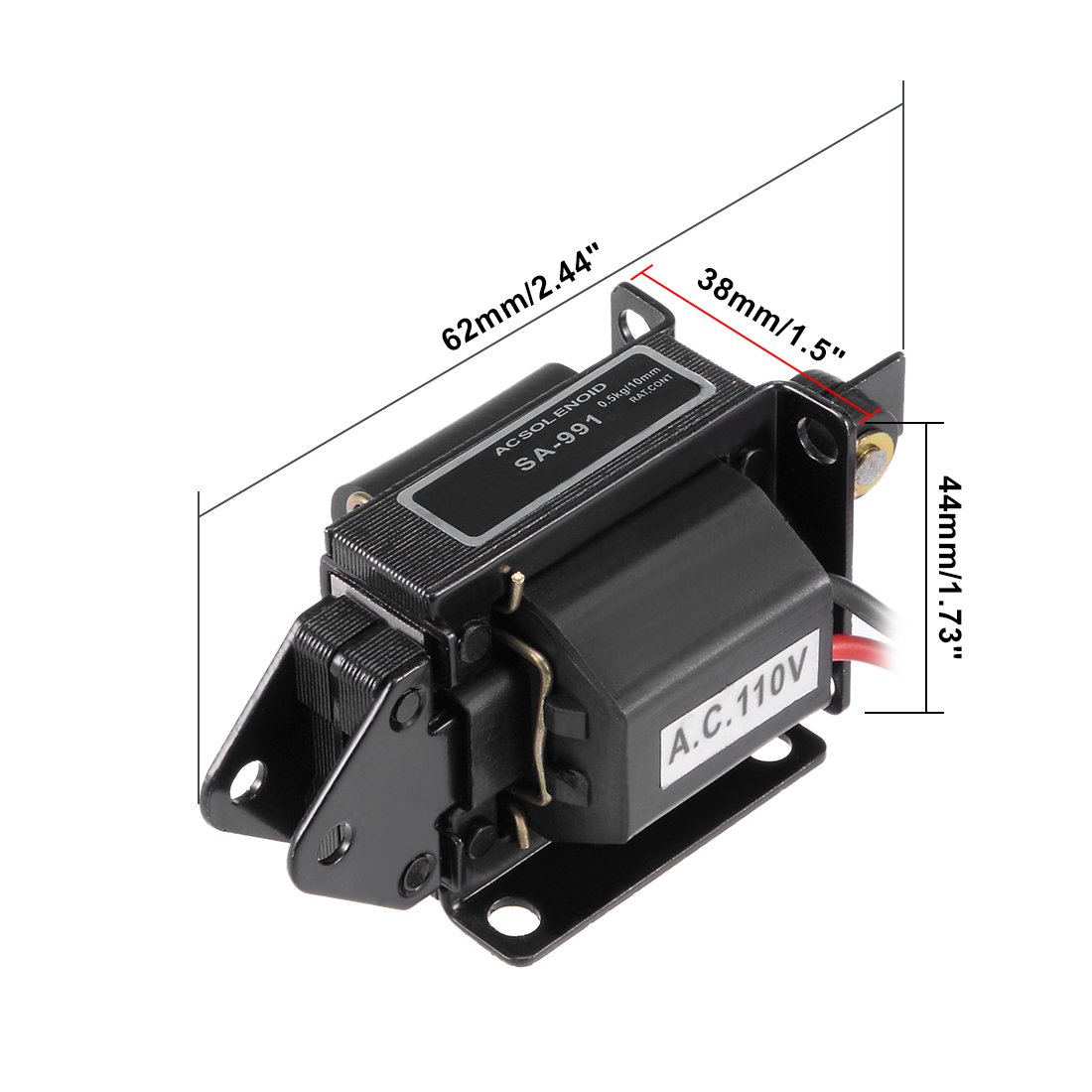 uxcell AC380V SA-3502 Energy Saving AC Tractive Magnet Solenoid Electromagnet