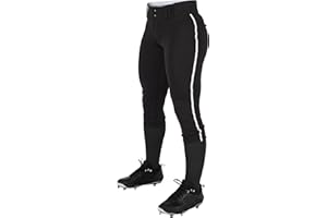 CHAMPRO Women's Tournament Low Rise Softball Pants with Side Piping
