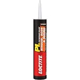 Loctite PL Window, Door &amp; Siding Polyurethane Sealant, White, 10 fl oz Cartridge, 1 Pack