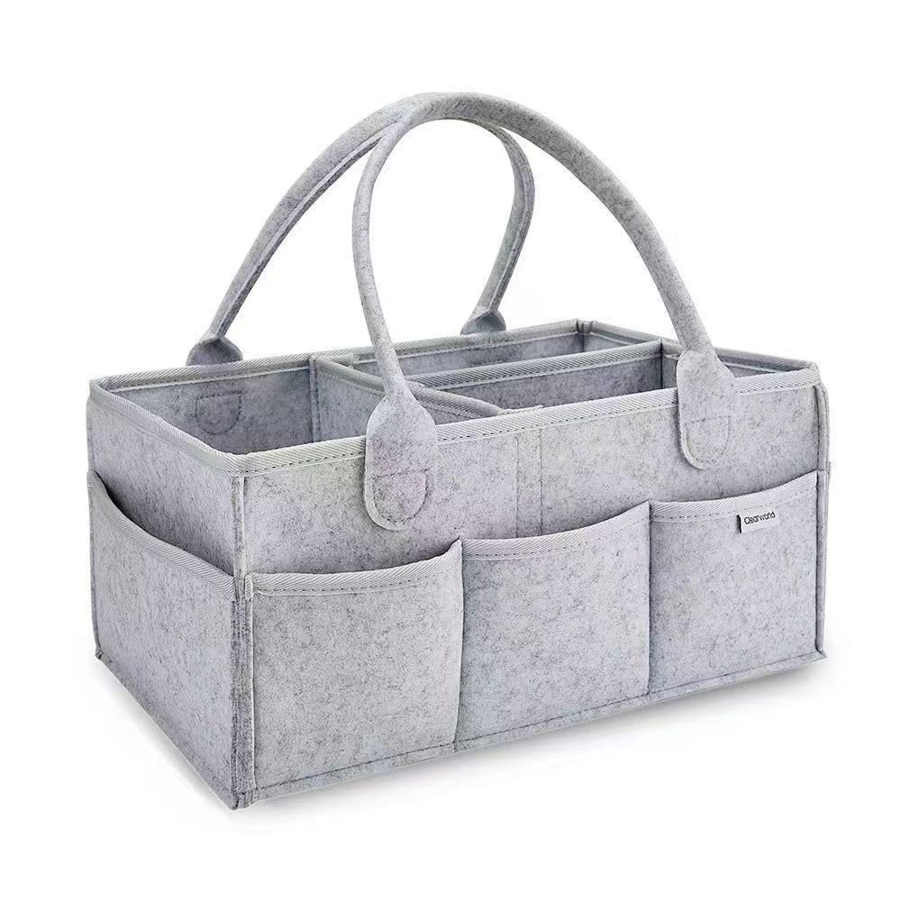 Perkin Baby Diaper Caddy Organizer, Organizes Diapers and Baby Supplies