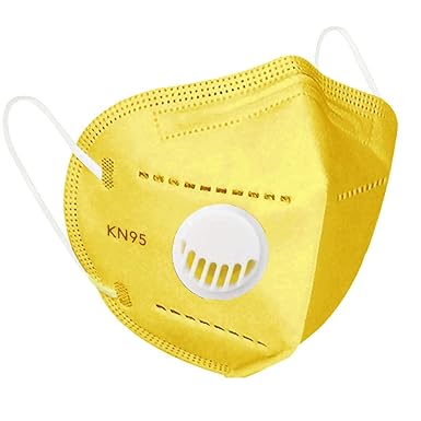 Download Free Buy Xpra Kn95 Premium 5 Layer Face Mask With Adjustable Nose Pin And Respirator Filter Ce Iso Who Certified For Men And Women Yellow Pack Of 3 Online At Low Prices In India PSD Mockup Template