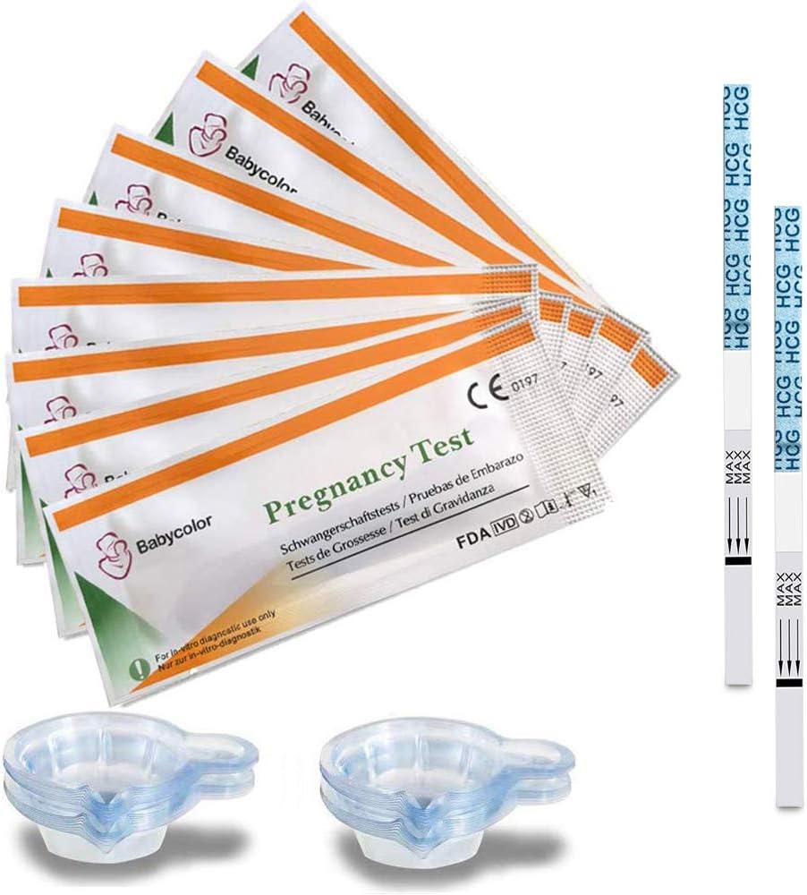 Pregnancy Test Strips, 20 Pregnancy (HCG) Urine Test Strips