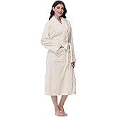 Yurhap Premium Robes for Women - Super Soft Cozy Fleece Womens Robe Plush Long Bathrobe