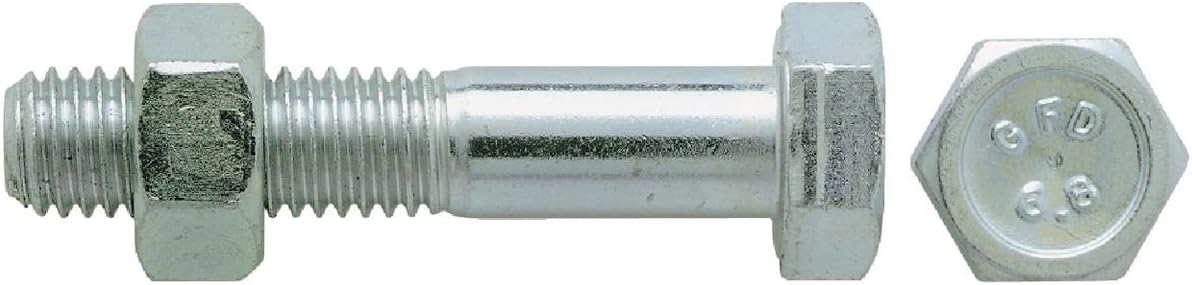 GFD 545410 Bolts H 6.8 AC ZINGUE X180 White 16 Pack of 25