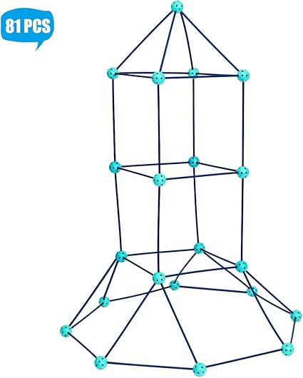 construction fort building toy set