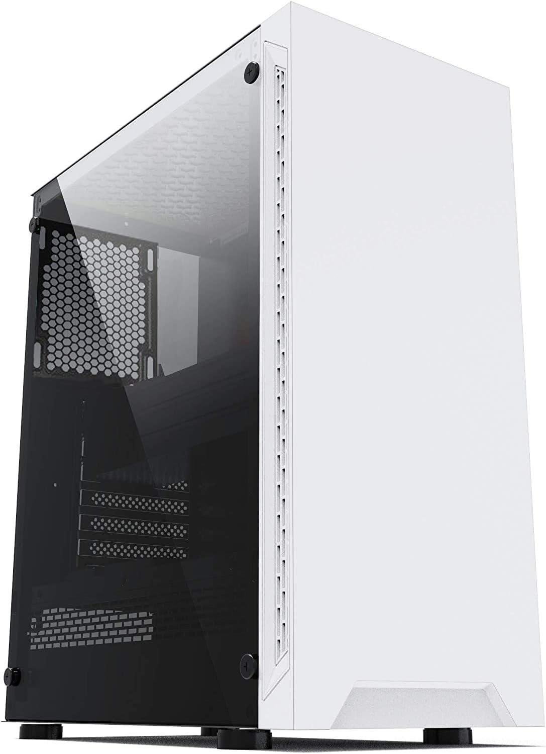 ionz KZ08 PC ARCTIC WHITE MID TOWER: Amazon.es: Electrónica
