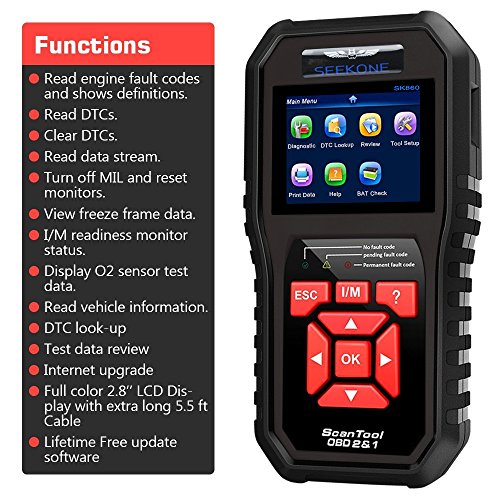 CHEAP SEEKONE OBD2 Scanner Professional Car OBD II Auto Fault Code Reader Automotive Check