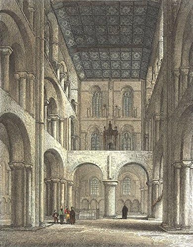 Antiqua Print Gallery Hants Cattedrale Di Winchester Del Nord Transetto Stampa 1836 Amazon It Casa E Cucina