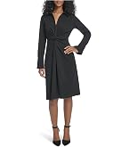 Calvin Klein Scuba Crepe Sheath with Bell Sleeves Ultramarine 4