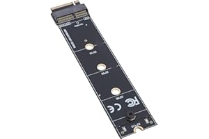 Yunseity 12 16 Pin SSD to M.2 Key M Adapter Card, PCIe 4.0 High Speed Transfer with Original Performance, for OS X Laptop 201