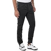 33,000ft Men's Waterproof Cycling Pants, Windproof Breathable Athletic Mountain Bike Pants Running Hiking Sweatpants Sports