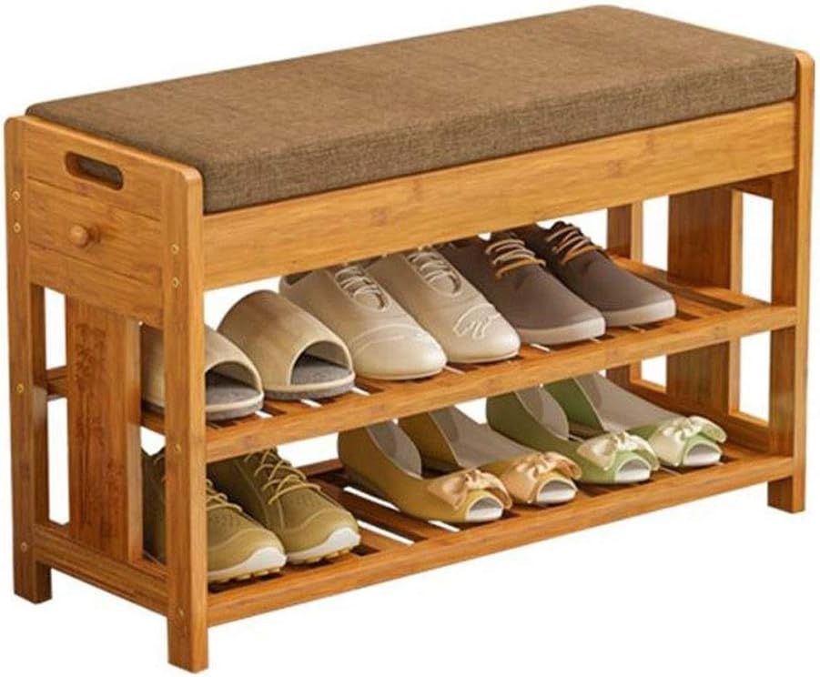 JSONA Zapatero, Zapatero, Zapatero, Zapatero de bambú de 2 Niveles con