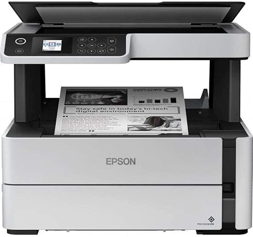Multifuncional Epson EcoTank M2170 - Tanque de Tinta Monocromática, Wi-Fi Direct, Ethernet, Duplex Automático, Bivolt