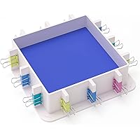 Nicpro Adjustable Molds Housing for Silicone Mold Making, Reusable Plastic Housing Frame Mold Making Silicone Rubber, for Res