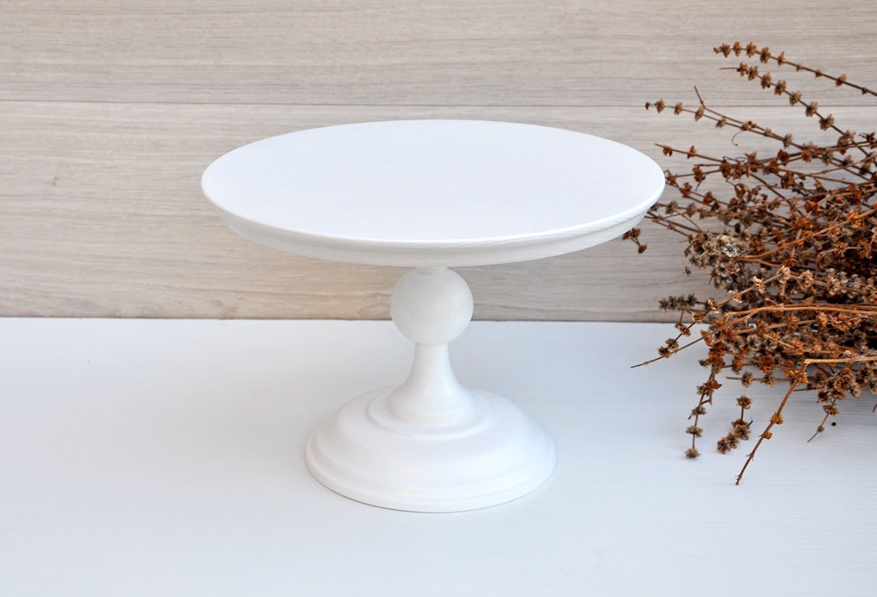 White wedding cake stand Clearance