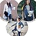 Alfie Pet - Chico 2.0 Revisible Pet Sling Carrier with Adjustable Strap - Color: Denim and Brown