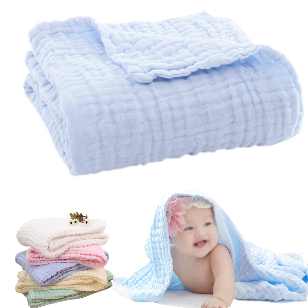 Washcloths & Wash Gloves Baby Pure White Lesirit Baby Muslin Washcloths