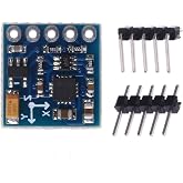 hiBCTR GY-271 QMC5883L Electronic Compass Module, Triple Axis | 3-5V, plus or minus 1.3-8 Gauss range, I2C interface, compatible with HMC5883L, immersion gold PCB