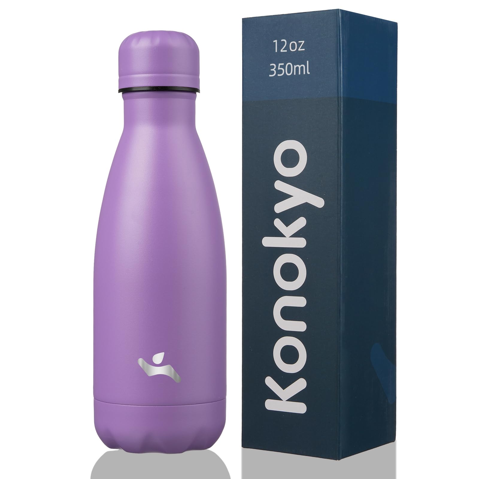 Photo 1 of *MINOR DAMAGE - USED*
Konokyo Insulated Water Bottles,12 oz Double Wall Stainless Steel Vacumm Metal Flask for Sports Travel,Lavender