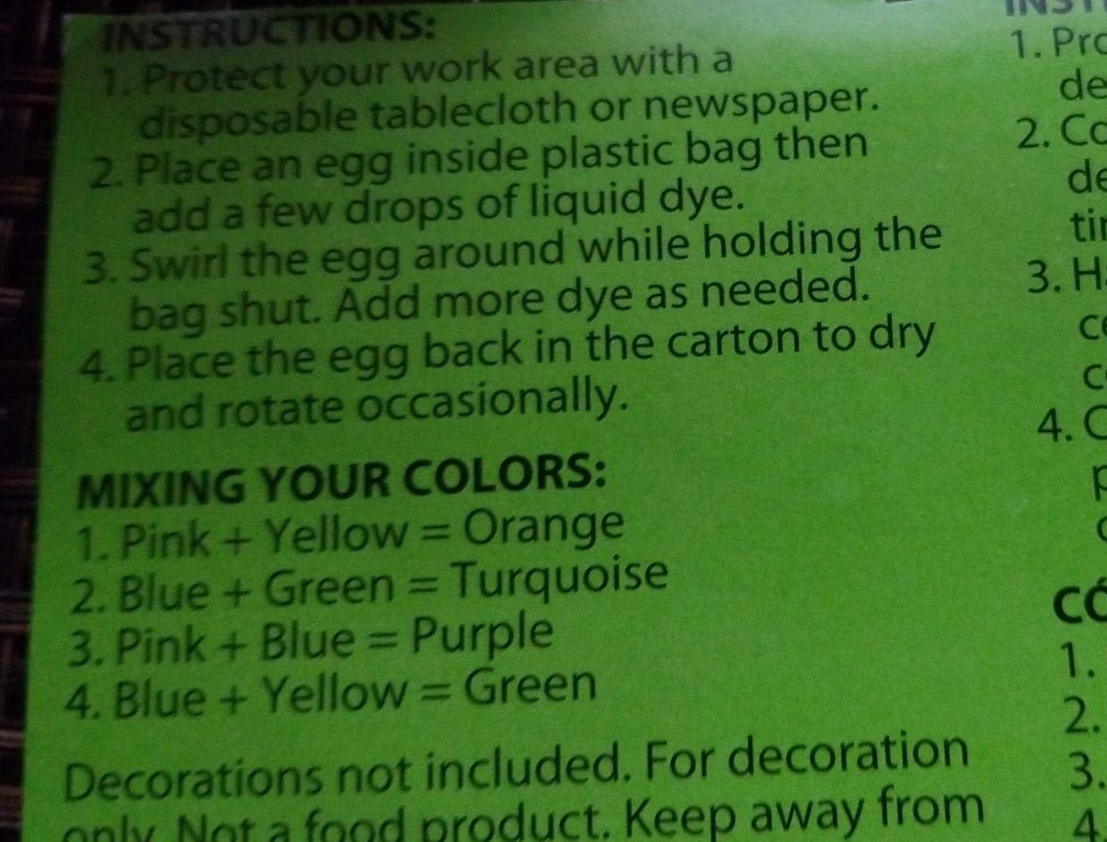 12 Plastic Decorating DIY Dyable Craft Eggs - No Cooking Required by Walmart