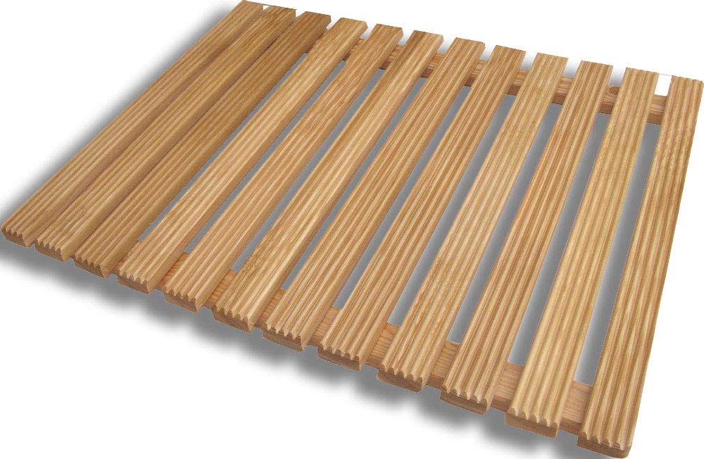 Castelmerlino Shower Accessories, Larch Wood, Natural, 54 x 69