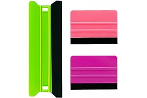 Umaki 8.3inch Large Vinyl Wrapping Felt Squeegee with 4inch Vinyl Squeegee Applicator for Fastly Installing Vehicle Tinting F