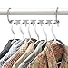 Wonder Hanger Platinum, Space-Saving Closet Organizers, 4 Pack, Chrome