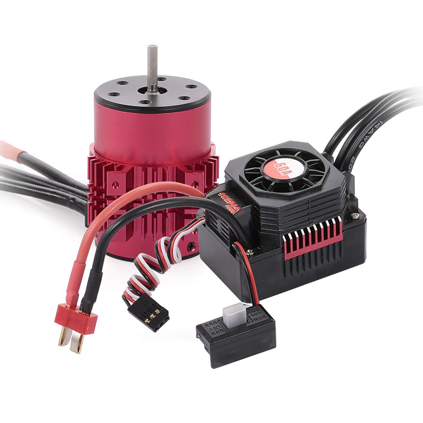 Photo 1 of GoolRC Surpass Hobby 3650 Brushless Motor and ESC Combo, 3900KV Brushless Motor and 60A ESC for 1/10 Scale RC Car Truck Indispensable Accessory for Modification Enthusiasts