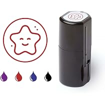 "Great Job!" Teacher Reward Stamp - Self-Inking Motivational Stamp For Grading Papers (Red)