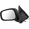 TRQ Left Mirror Manual Drivers Side Compatible with 2005-2010 Dodge Dakota CH1320326