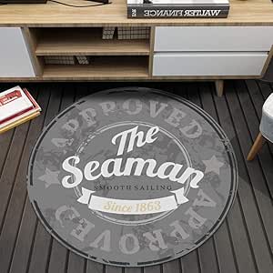 Tendencia de la personalidad alfombra redonda moderna sala de estar