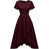 Wedtrend Women's Formal Dresses Mother of The Bride Dress Tea Length Cocktail Dress for Wedding Guest